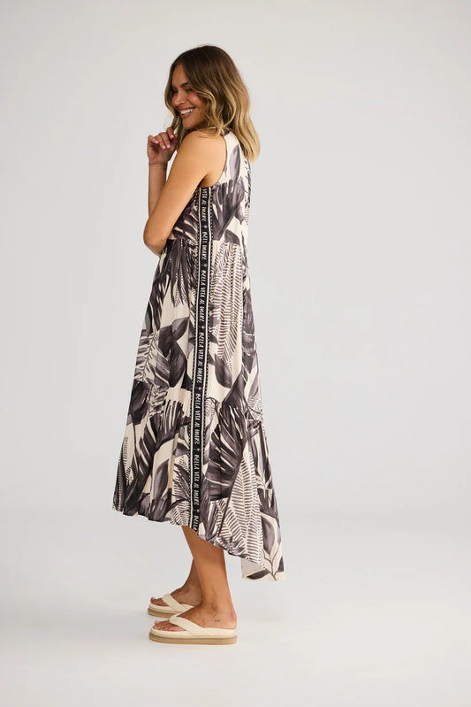 Margot Dress - Sunset Palm