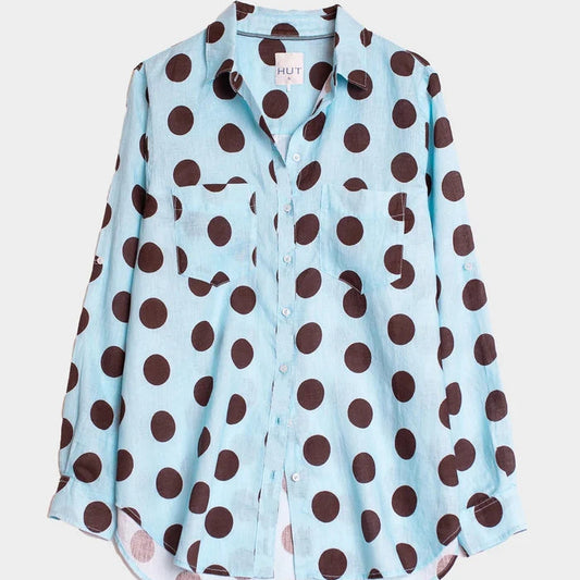 The Boyfriend Linen Shirt - SUMMER BRUNCH