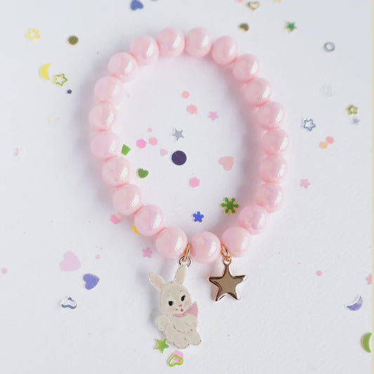 Floral Dreams Bunny Charm Bracelet