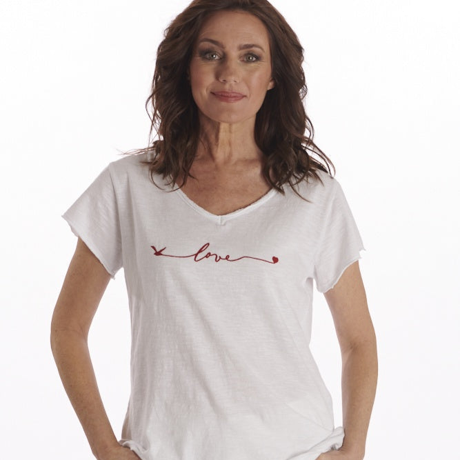 Amor Tee - White