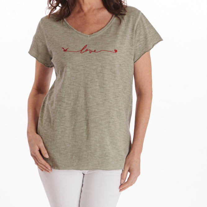 Amor Tee - Khaki