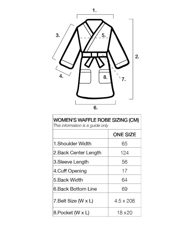 Cosy Luxe Waffle Bath Robe