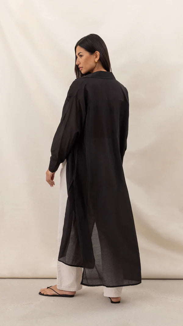 Izzy Long Shirt - Black
