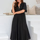 Katy Linen Dress / Black / One Size