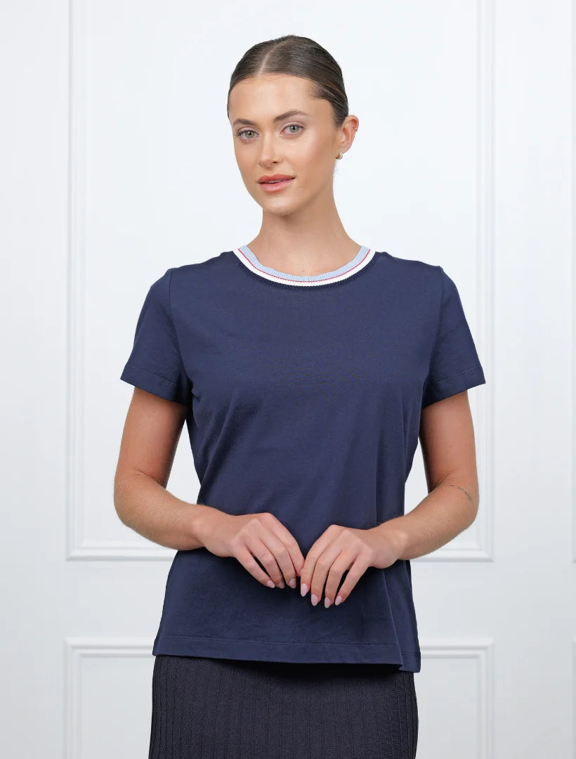 Knit Collar Tee