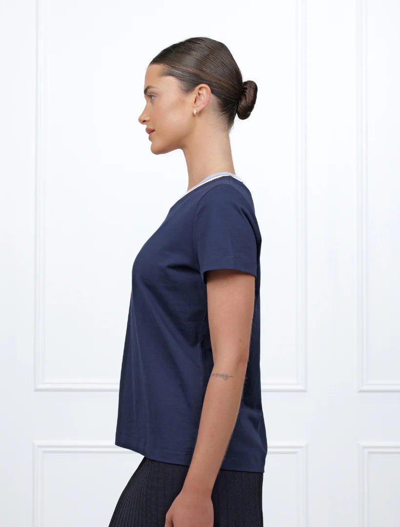 Knit Collar Tee