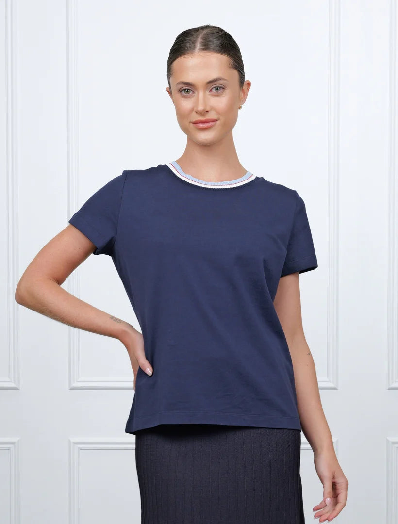 Knit Collar Tee