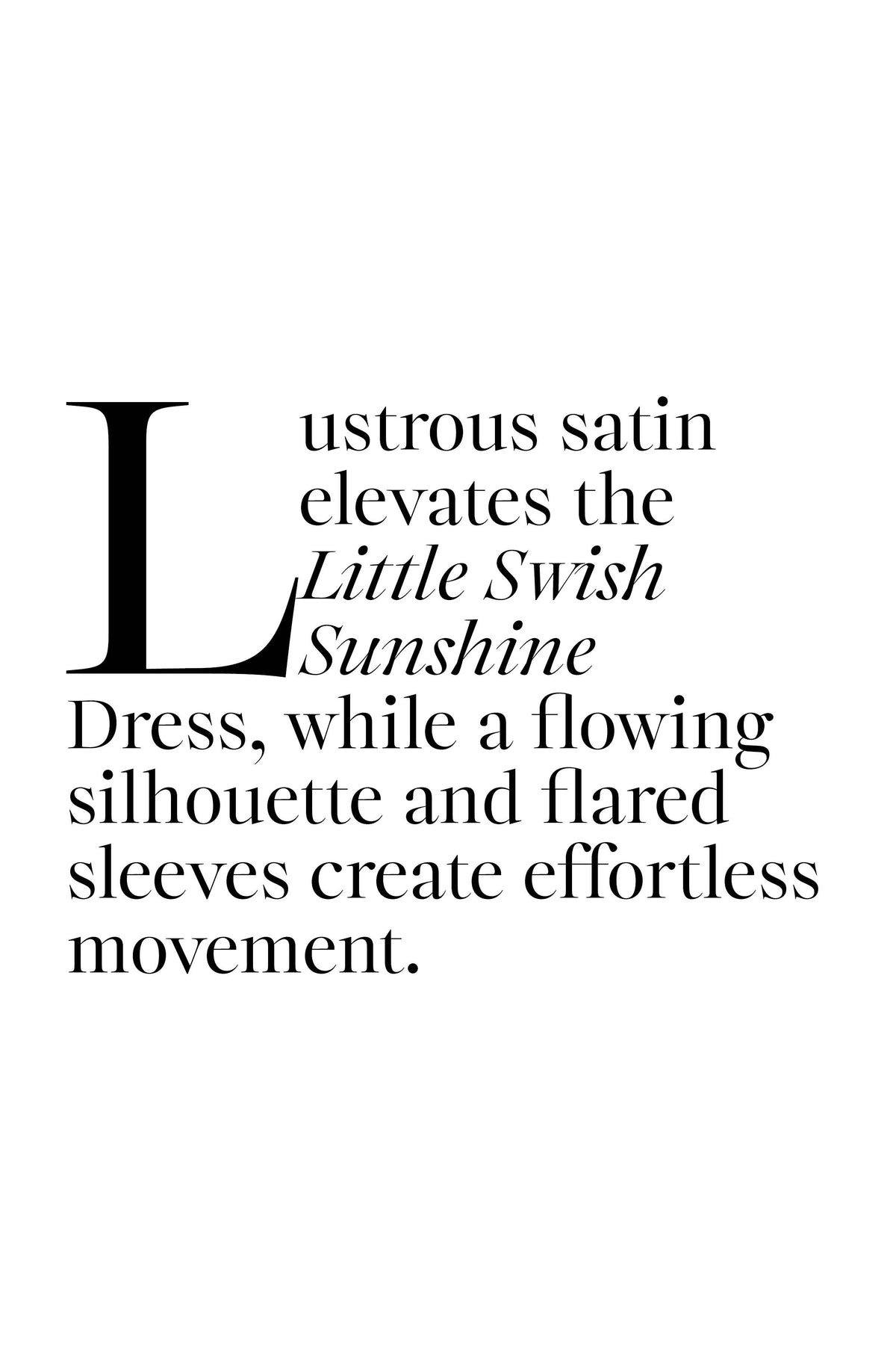 LITTLE SWISH SUNSHINE DRESS