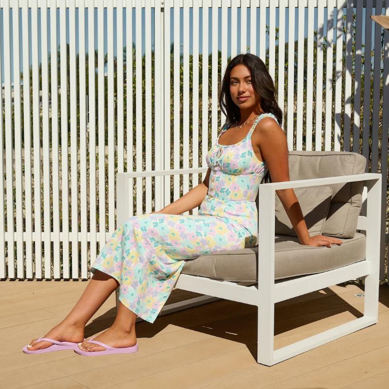 Arch Support Jandals - Lilac