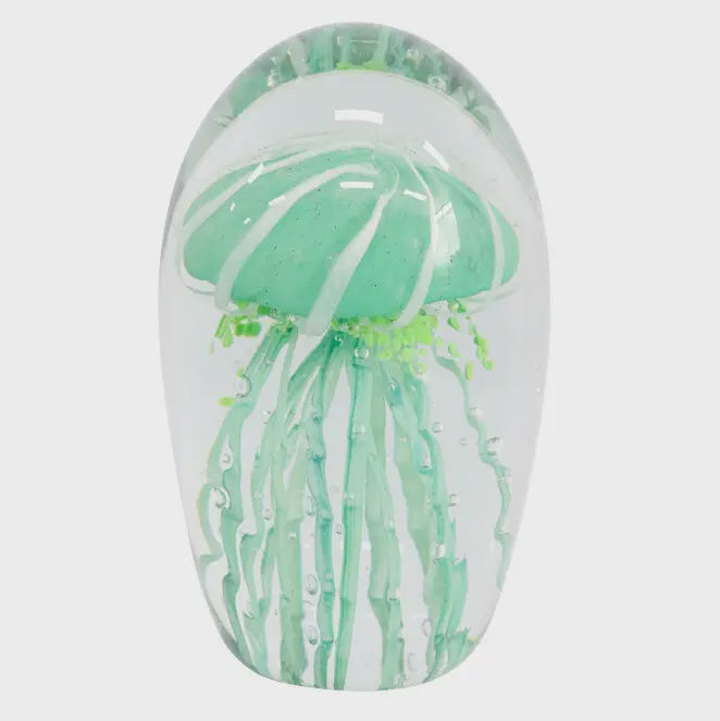 Jellyfish Paperweight Aqua