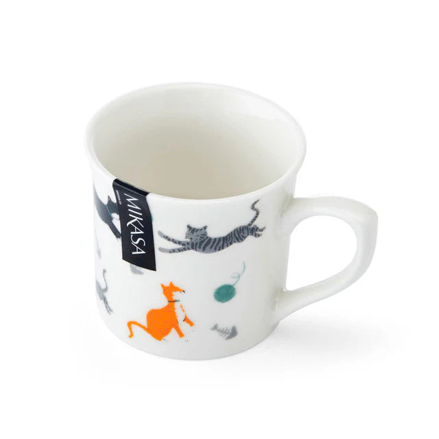 Mikasa Cat Fluted Mug