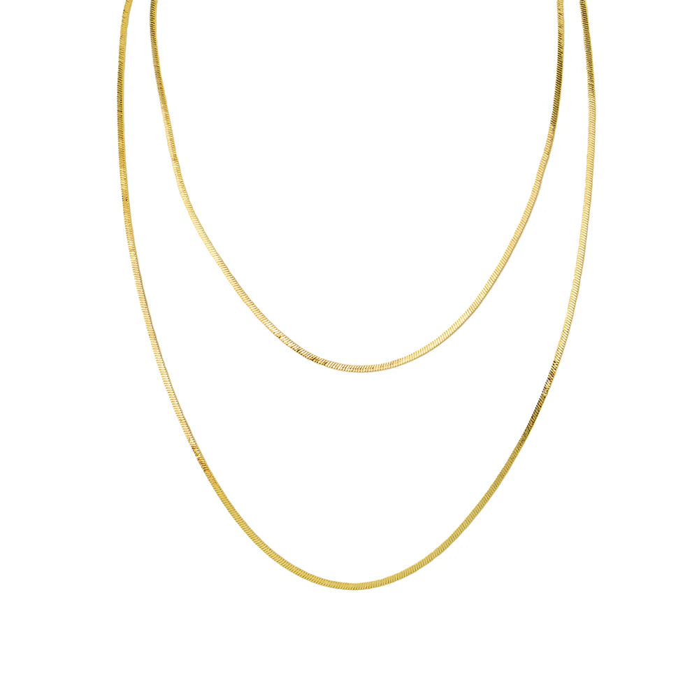 2 Layer Snake Chain Necklace
