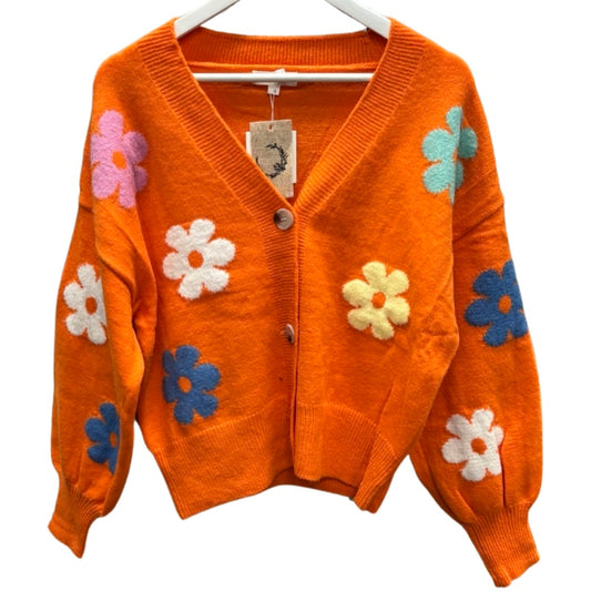 Floral Collection Knit Cardigan