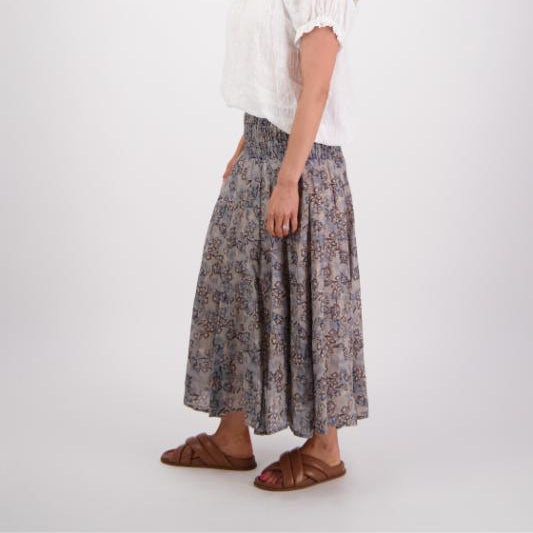 Pandora Skirt - Denim Daisy