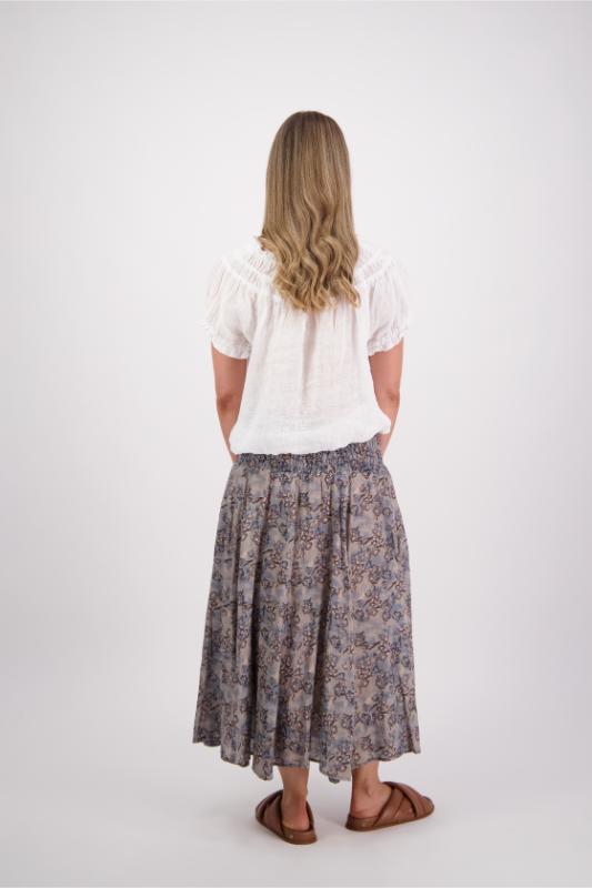 Pandora Skirt - Denim Daisy