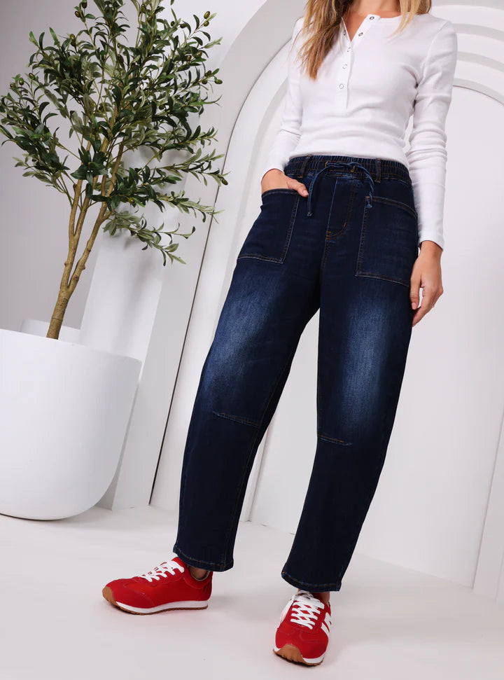 Leo Barrel Jeans - Ink