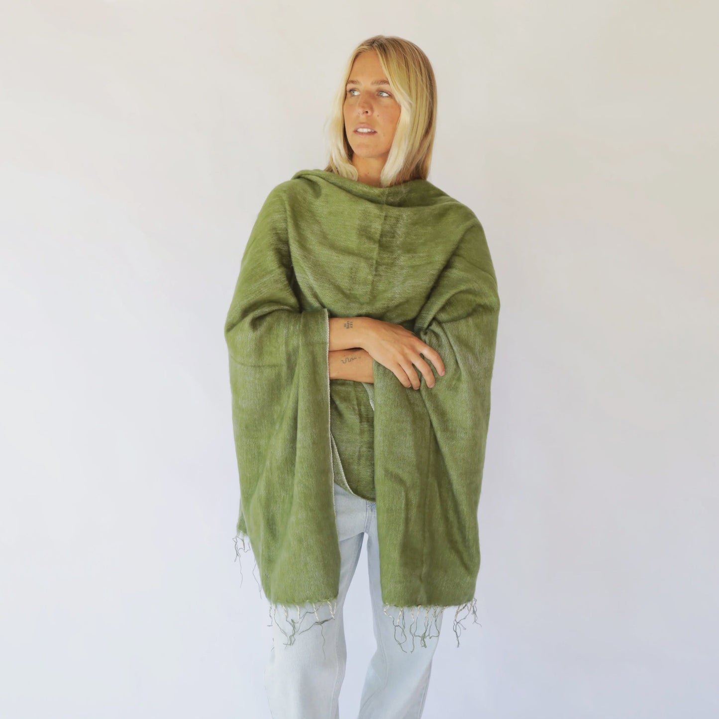 Marabella Poncho - Cactus