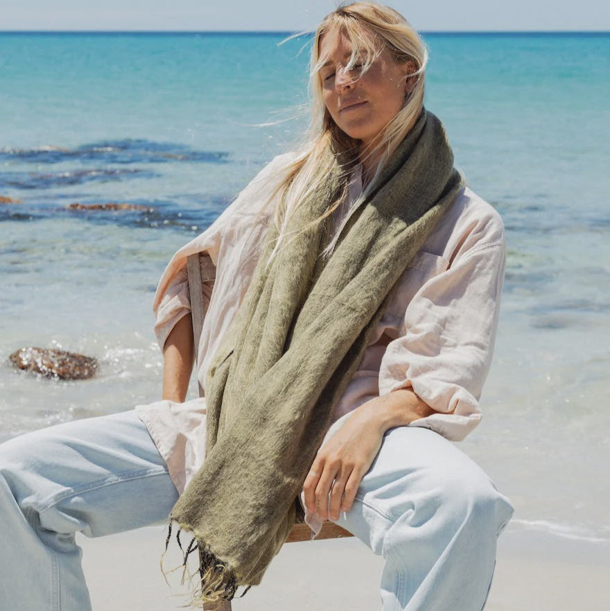 Marabella Shawl - Pistachio