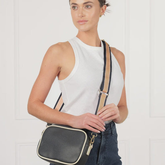 Ruby Sports Cross Body Bag Dual Tone Navy/White