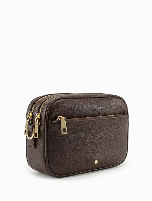 Ruby London Cross Body Bag - Chocolate