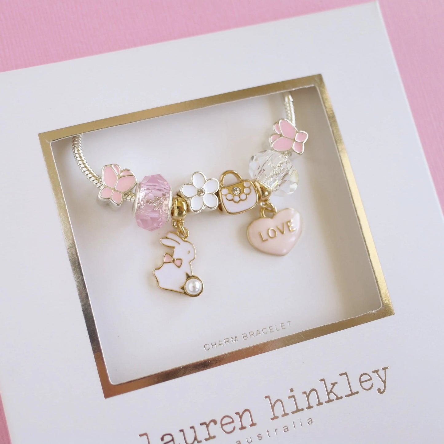 Easter Bunny Charm Bracelet