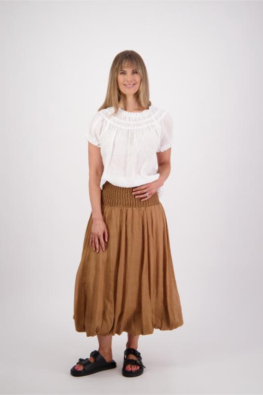 Sarah Skirt - Tan