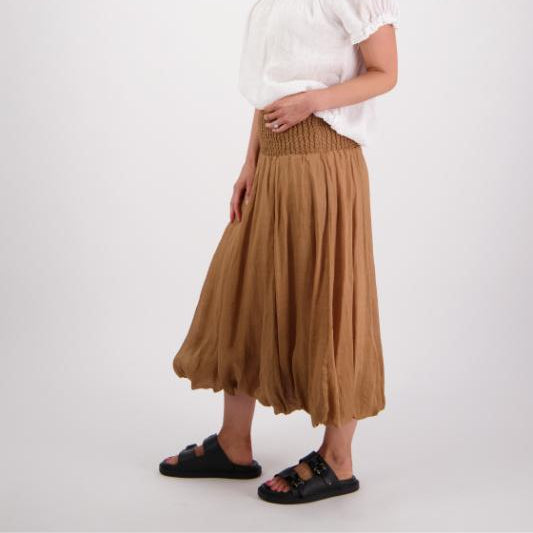 Sarah Skirt - Tan