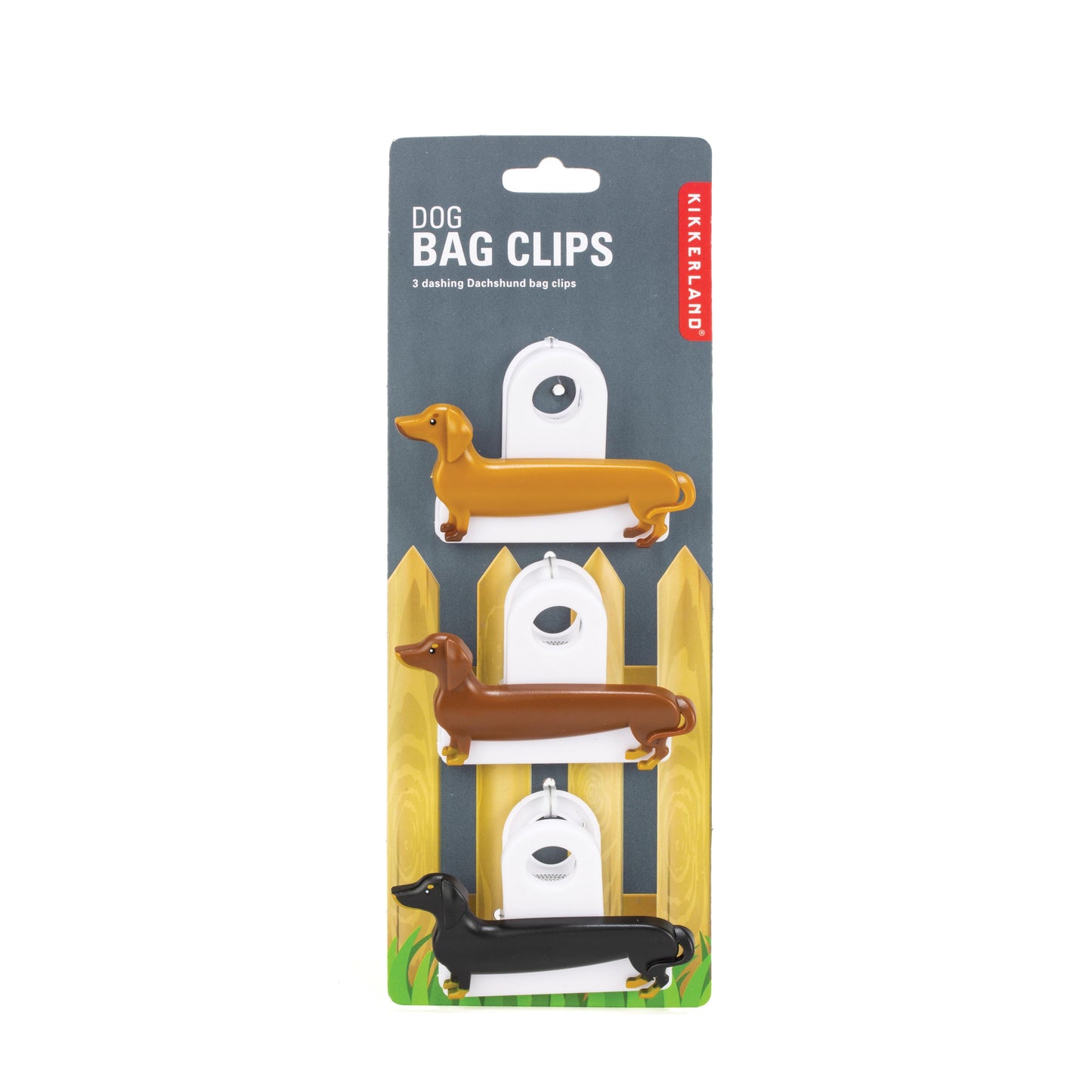 Sausage Dog Bag Clips (Set of 3)