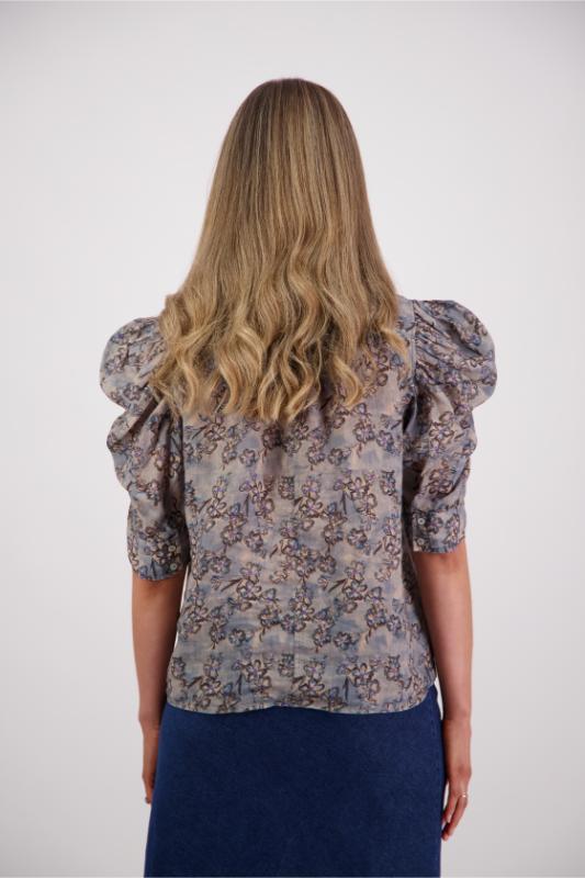 Stevie Shirt - Denim Daisy