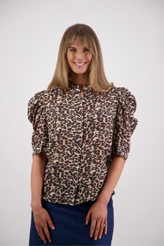 Stevie Shirt - Leopard
