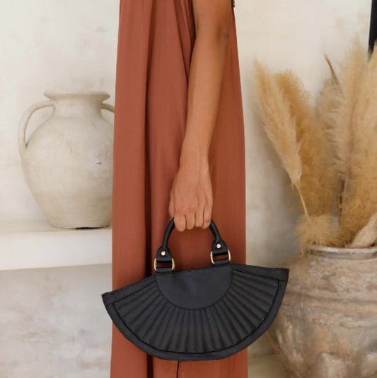 Soleil Grande Bag - Textured Noir