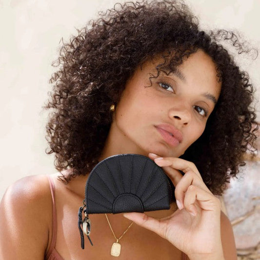 Soleil Purse - Textured Noir