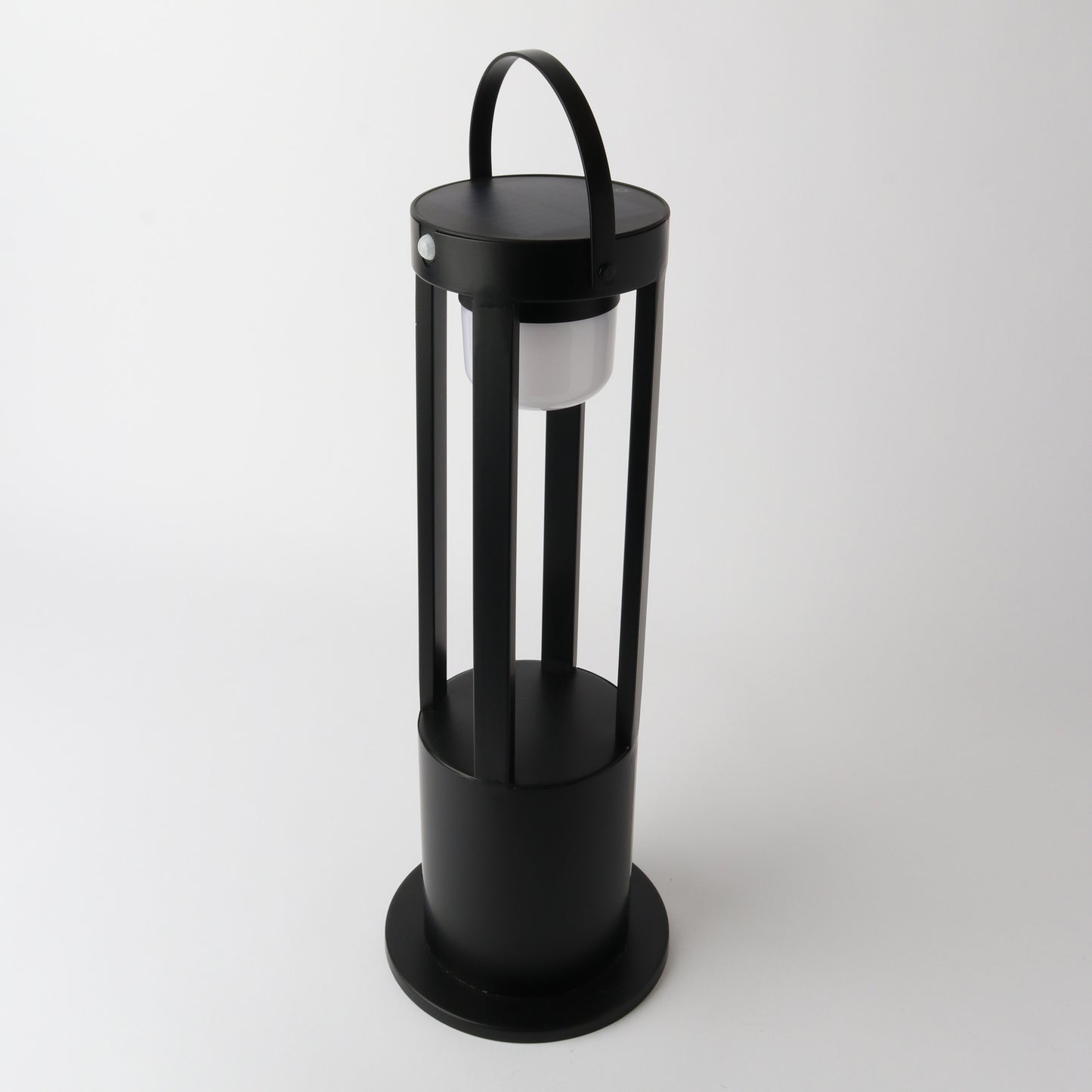 Solar Lantern 45cm Black