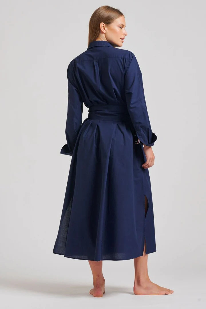 Pippa Longline Dress Navy S/M