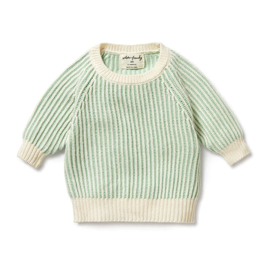 Mint Green Knitted Jumper