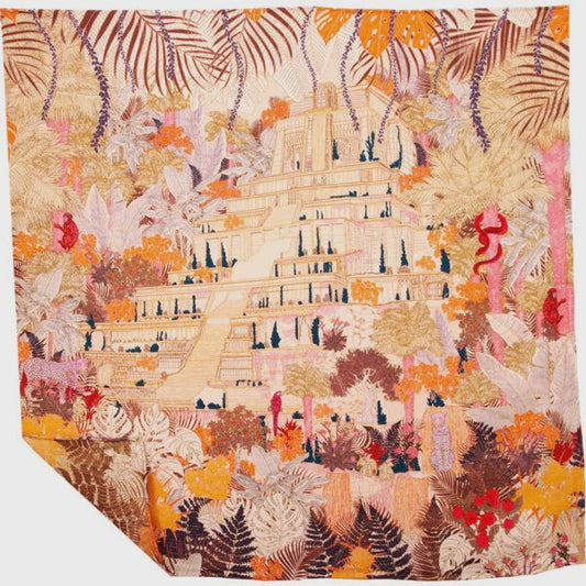 Wool & Silk Scarf 110x110