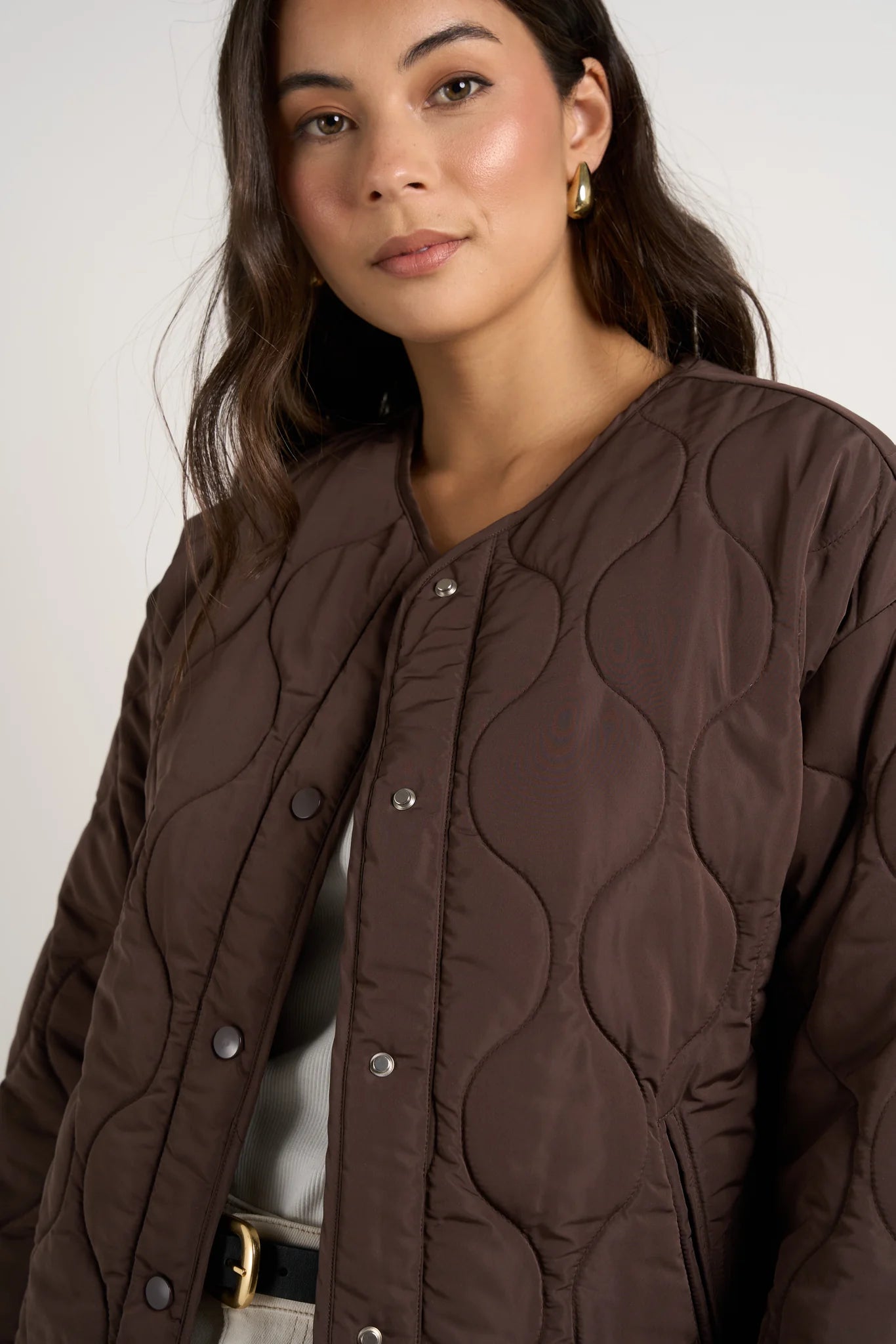 Apex Collarless Puffer Jacket