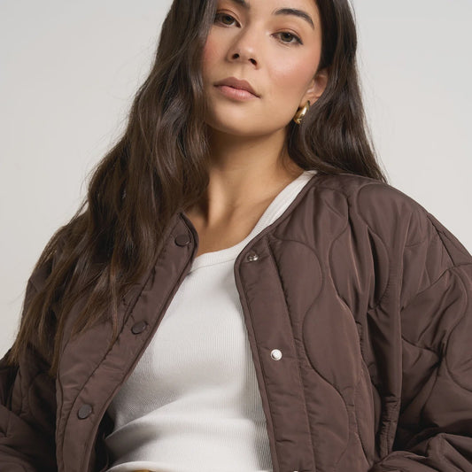 Apex Collarless Puffer Jacket
