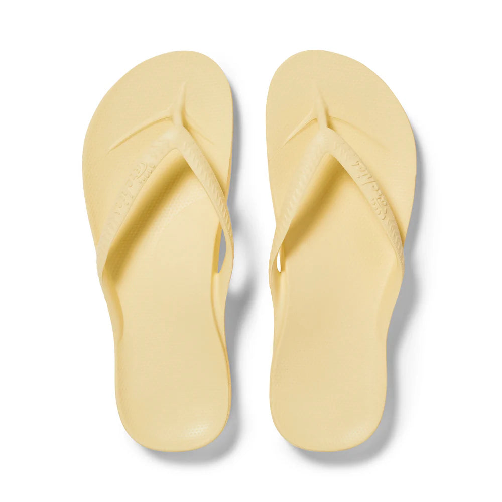 Arch Support Jandals - Lemon