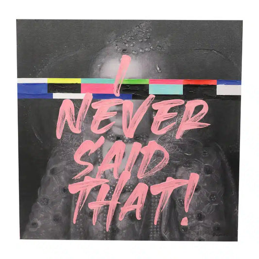 Art Canvas I Never Said That 60x60cm