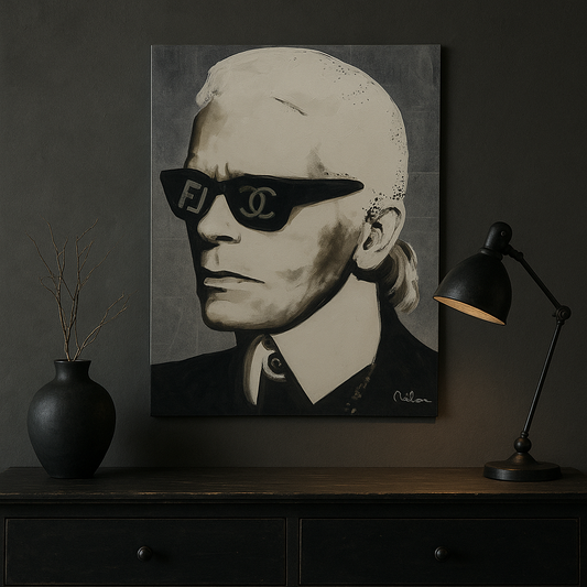 Art Canvas Pop Icons 60x90cm - Karl Lagerfeld
