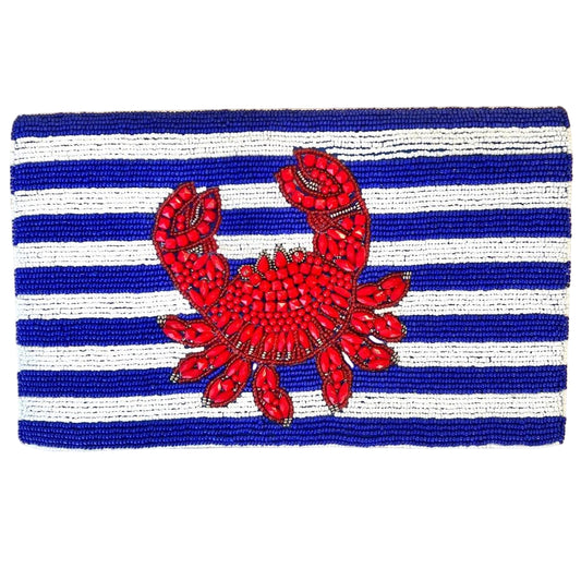 Beaded Crab Clutch