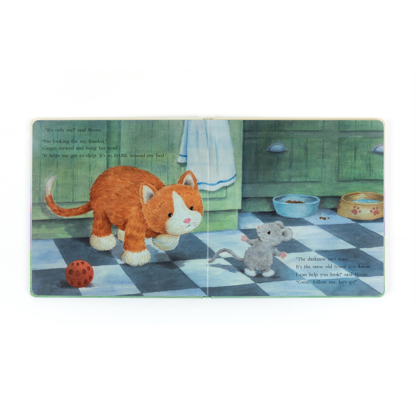 Jellycat - Ginger the Courageous Kitten Book