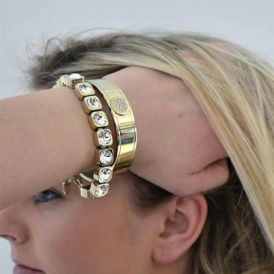 Conian Gold Tennis Bracelet