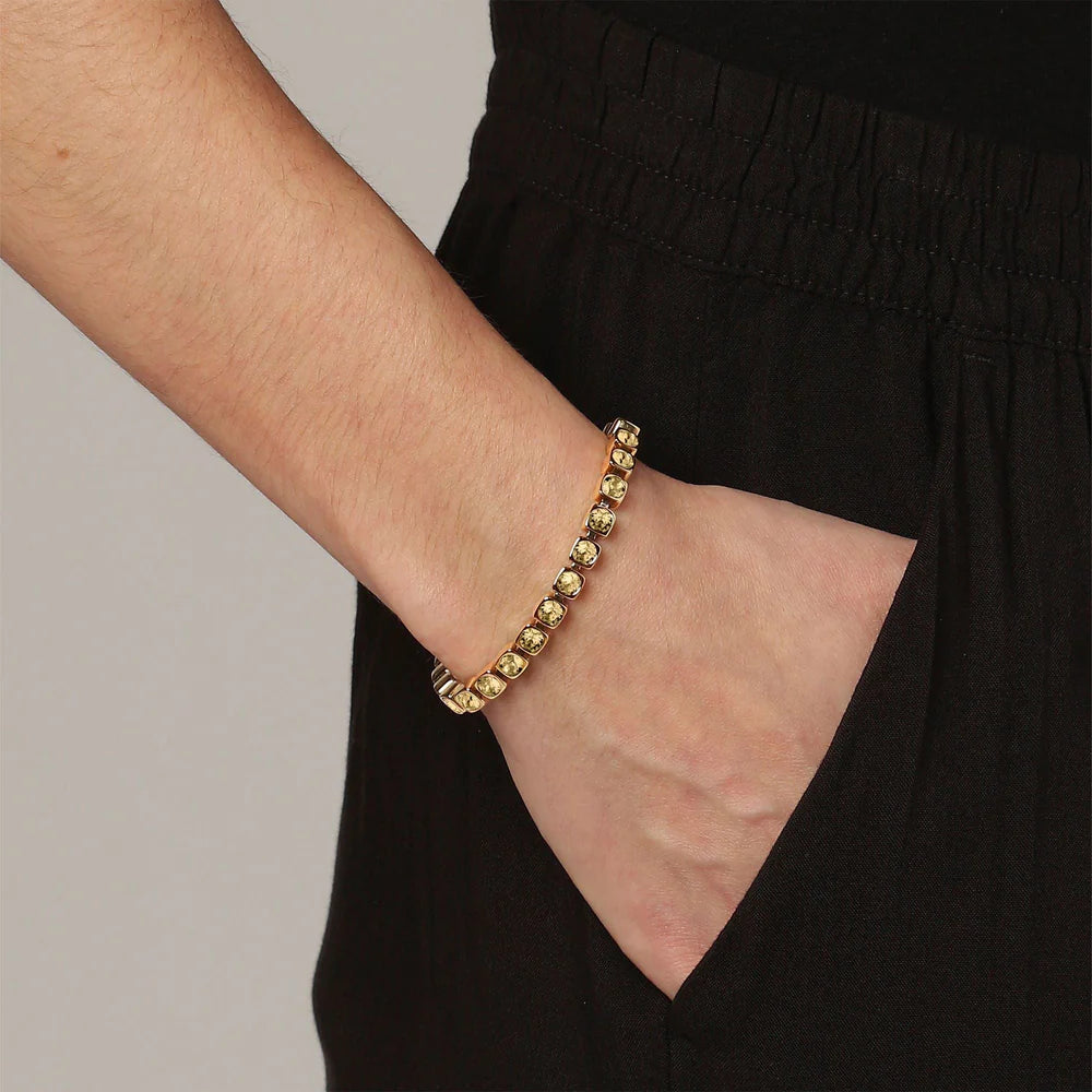 Cory Gold Tennis Bracelet - Golden