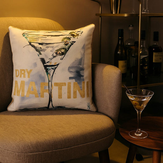 Art Cushion Dry Martini