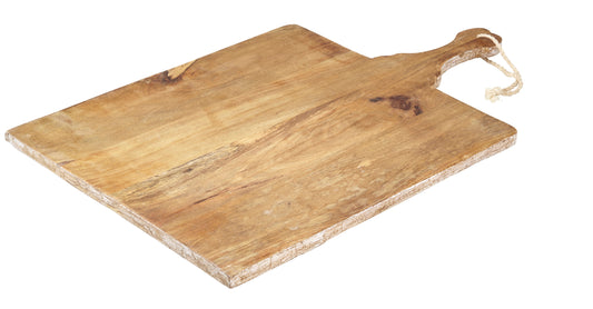 Davis & Waddell Mango Wood Rectangular Board Natural & White