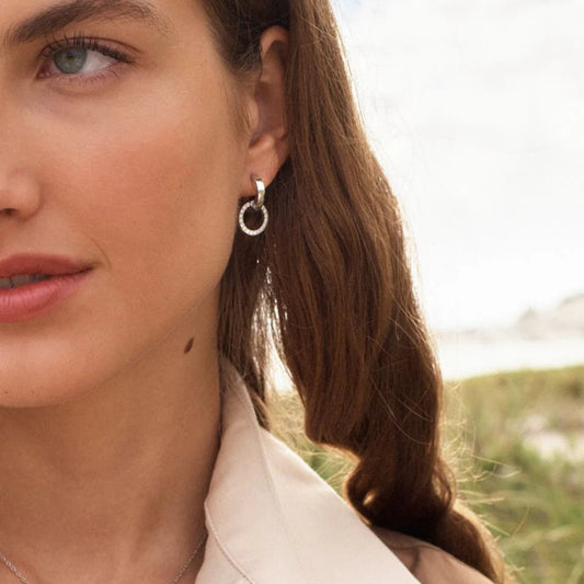 Eternal Orbit Earrings - Steel