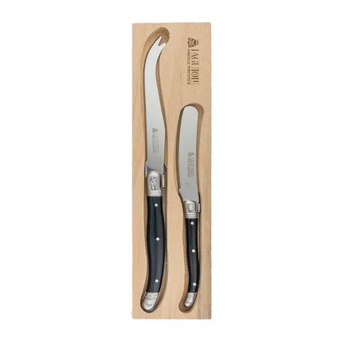 Laguiole UZ Cheese Knife/Spreader 2pc