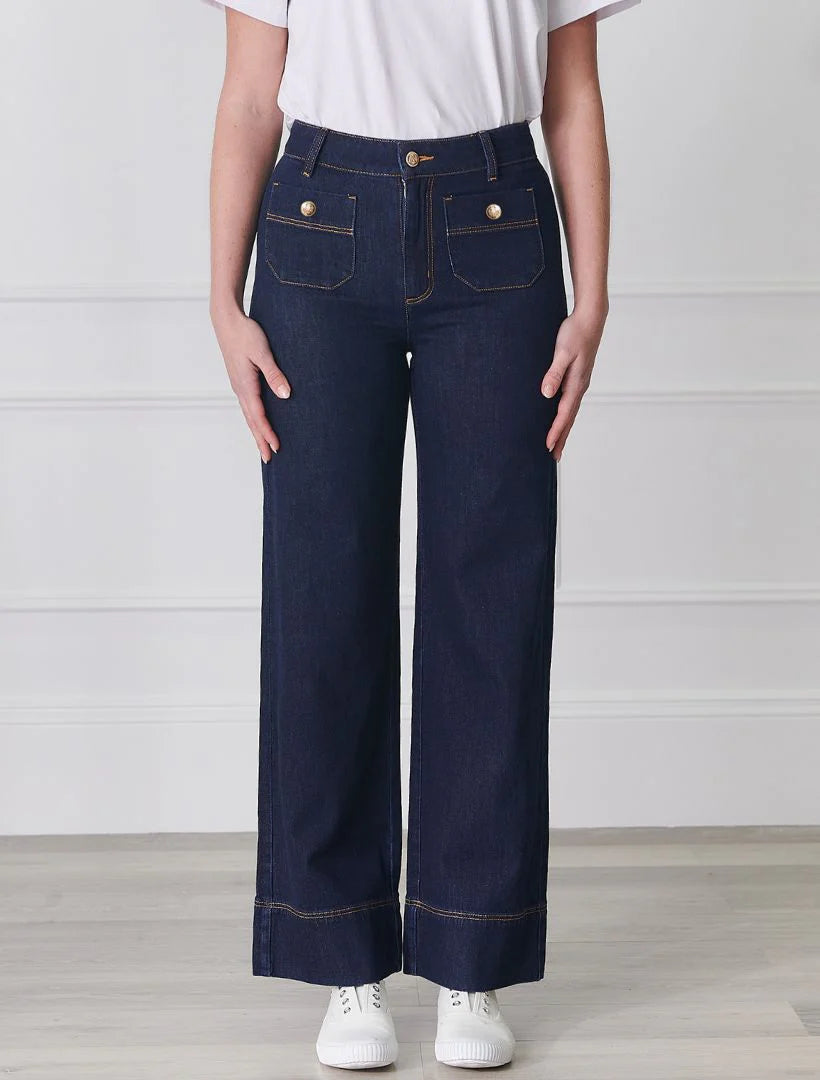 Farrah Denim Jean - Ink